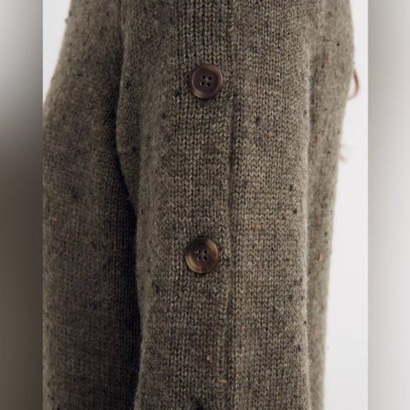 Madewell Donegal Button Sleeve Sweater Dress - Picture 4 of 8